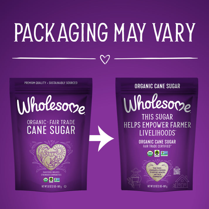 Organic Fair Trade Cane Sugar 32oz.