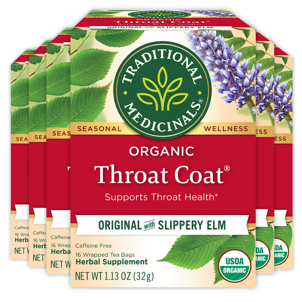 Organic Throat Coat Tea 16 Count