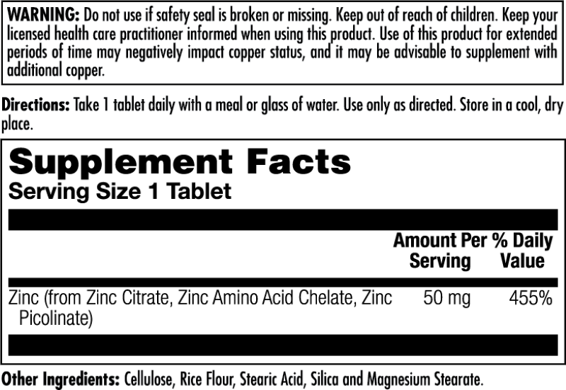 Tri - Zinc 90 Count