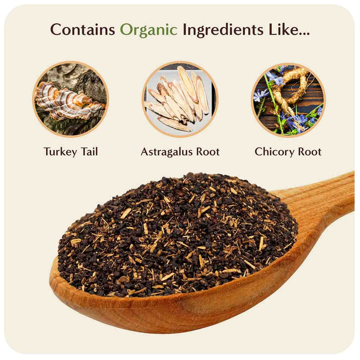 Mushroom Herbal 'Coffee' Turkey Tail Astragalus 10oz.