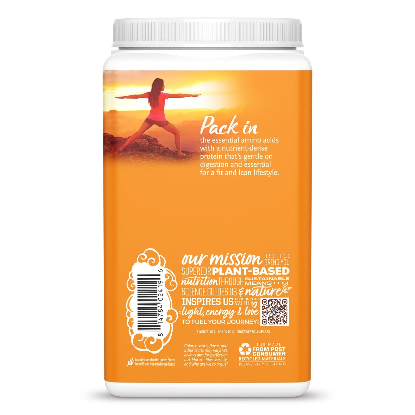 Classic Plus Protein Powder Unflavored 1.65lb.