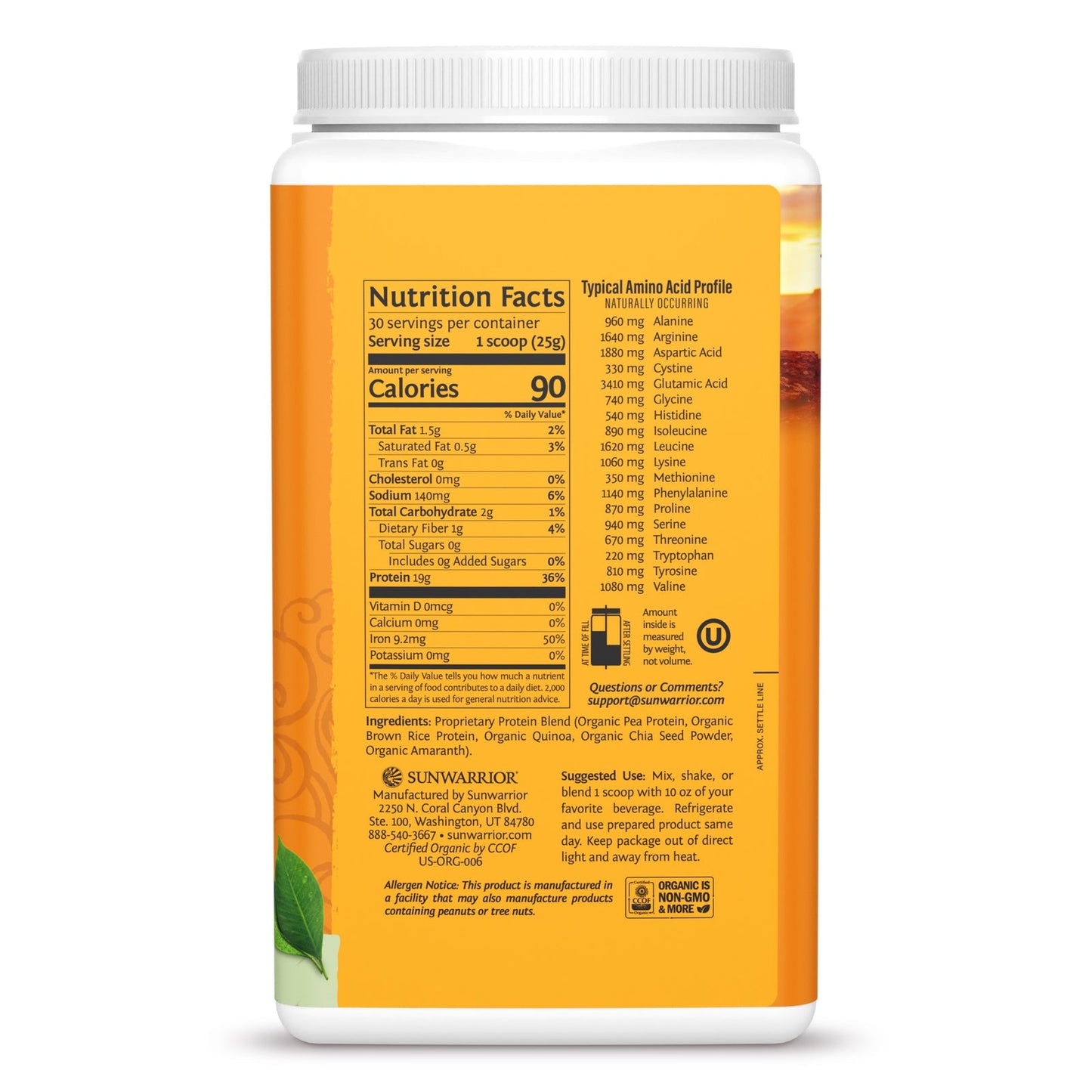 Classic Plus Protein Powder Unflavored 1.65lb.