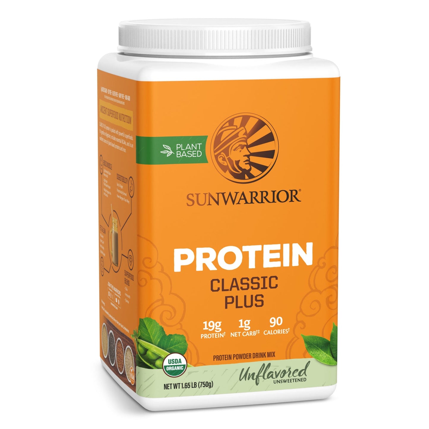 Classic Plus Protein Powder Unflavored 1.65lb.