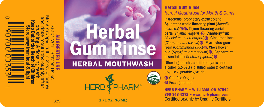 Herbal Gum Rinse 1oz.