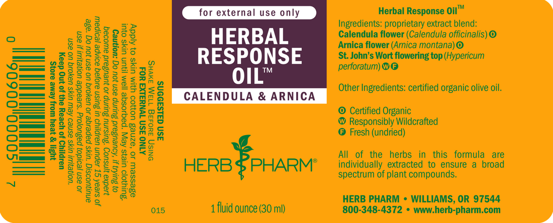 Trauma Oil/Herbal Response Oil 1oz.