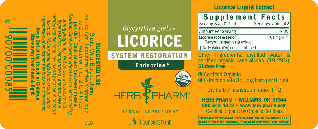 Licorice Extract Tincture 1oz.