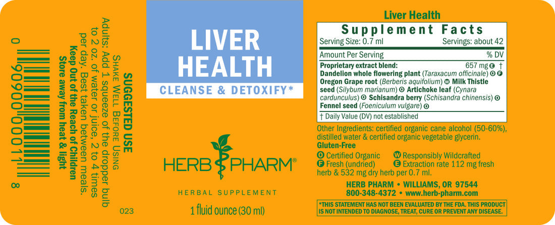 Liver Health Tincture 1oz.