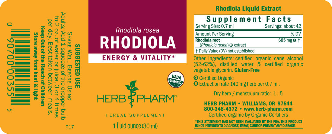 Rhodiola Extract Tincture 1oz.