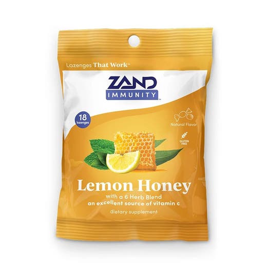 Lemon Honey Lozenges 18 Count