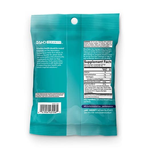 Menthol Lozenges 18 Count