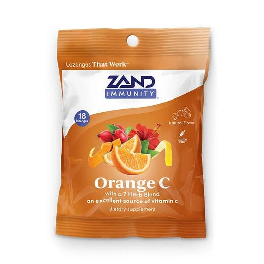 Orange C Lozenges 18 Count