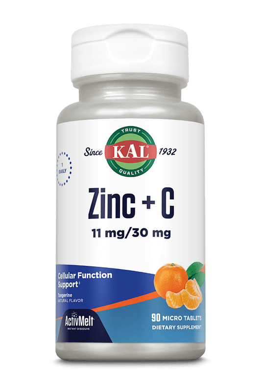 Zinc + Vitamin C 30 Count