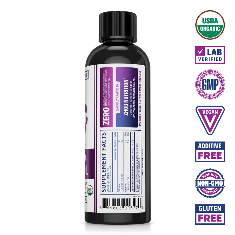 Organic Black Seed Oil Liquid