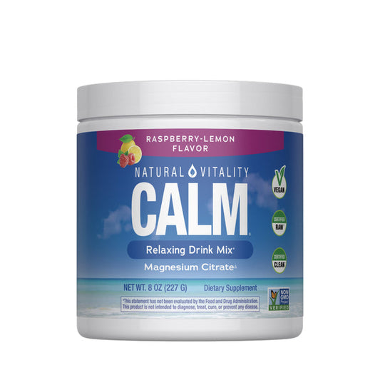 Natural Vitality Calm Raspberry Lemon 8oz.