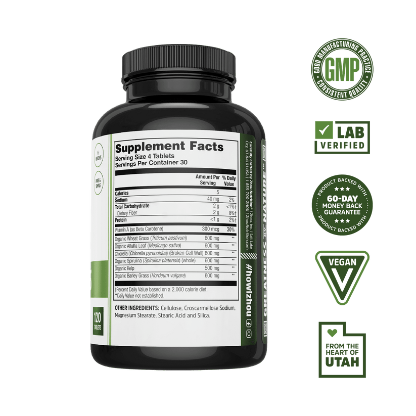 Total Greens 120 Count