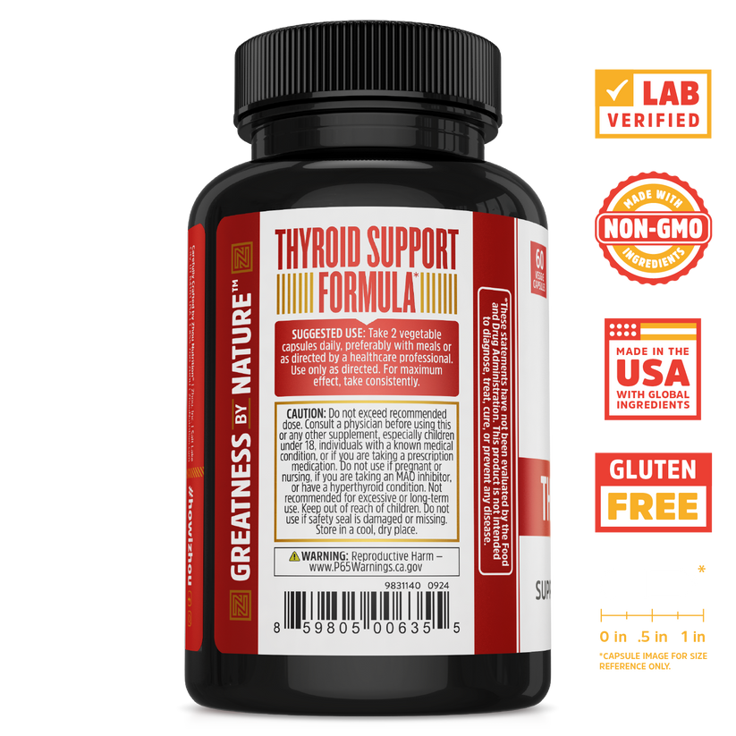 Thyroid Support W/Iodine 60 Count
