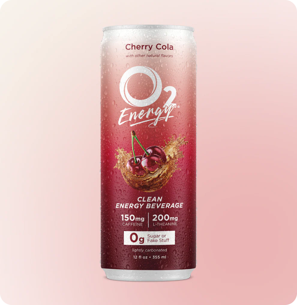O2 Energy Cherry Cola