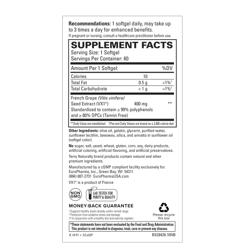 Clinical OPC Extra Strength 400mg 60 Count
