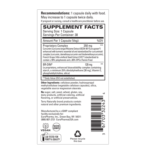 DIM Complex with Curcumin 30 Count