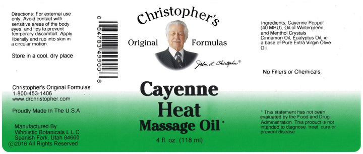 Complete Tissue Massage Oil 4oz.