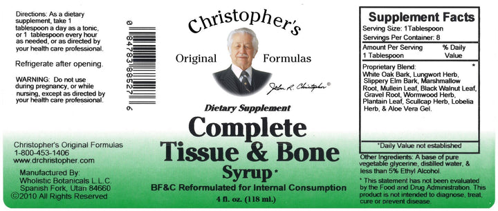 Complete Tissue Formula Syrup 4oz.