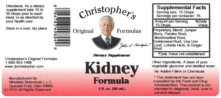 Kidney Formula (Juni-Pars) 2oz.