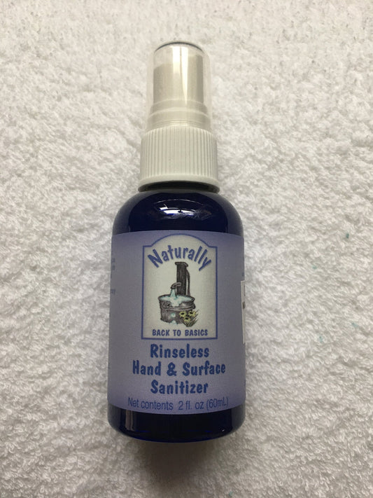 Rinseless Hand Sanitizer 2oz.