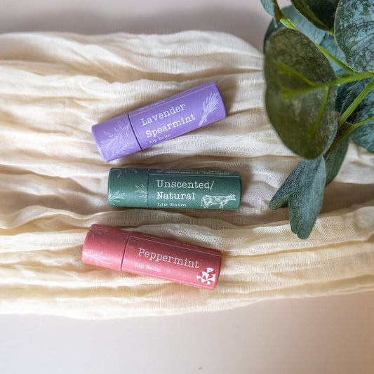 Peppermint Lip Balm   with Tallow and essential oils
