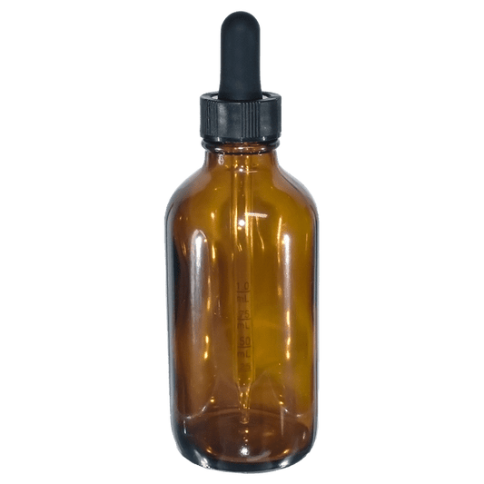 Amber Glass Dropper Bottle 2oz.