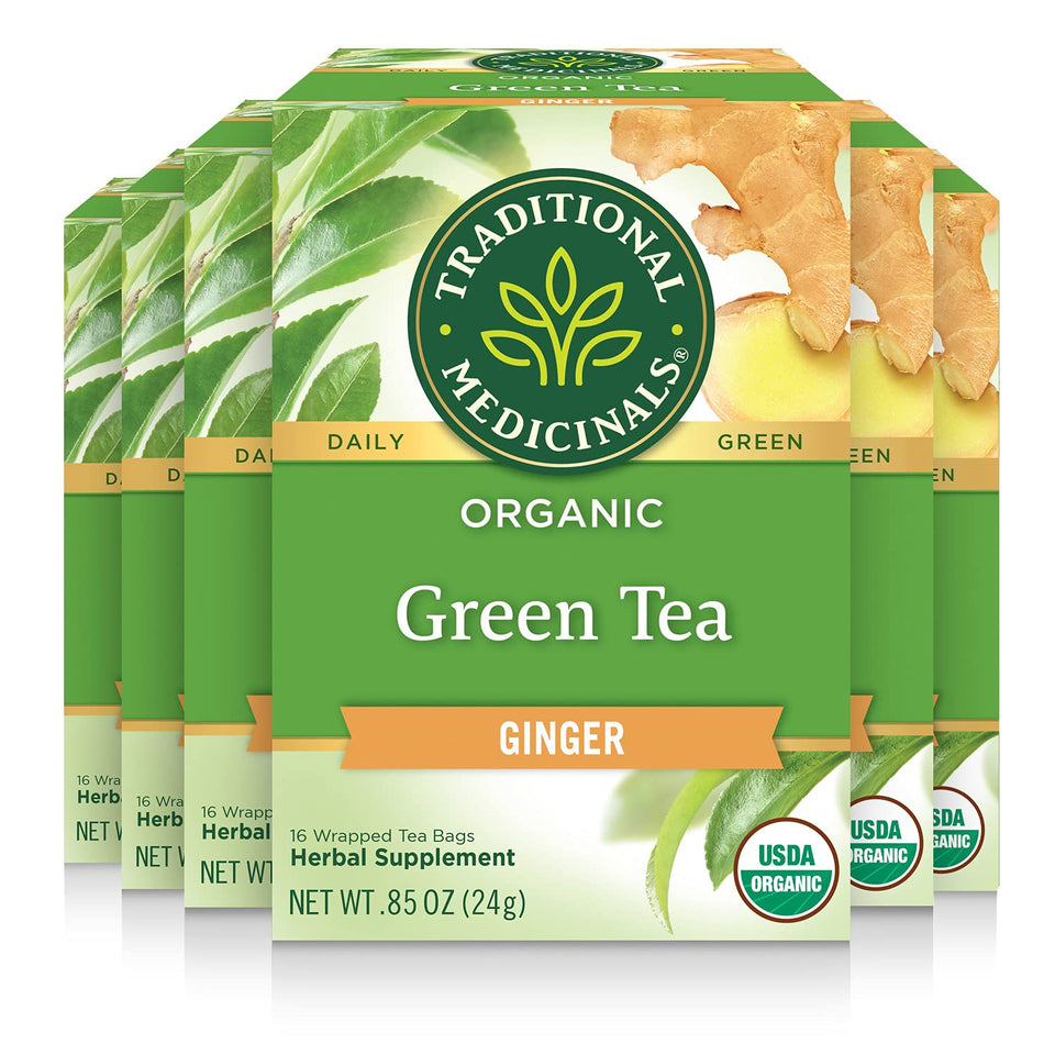 Organic Green & Ginger Tea 16 Count