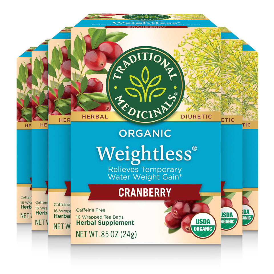 Organic Weightless Cranberry Tea 16 Count
