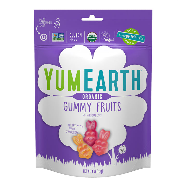 Organic Gummy Fruits 4oz. (Easter)