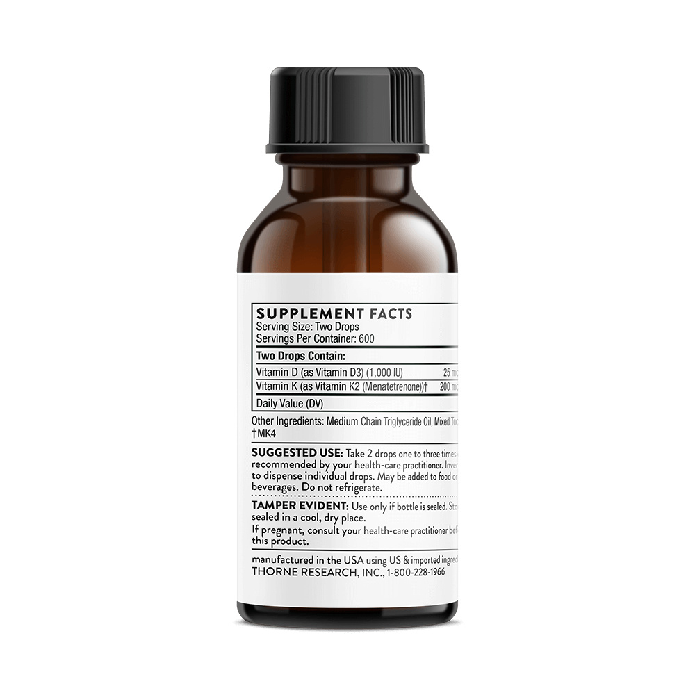 Vitamin D+K2 1oz.