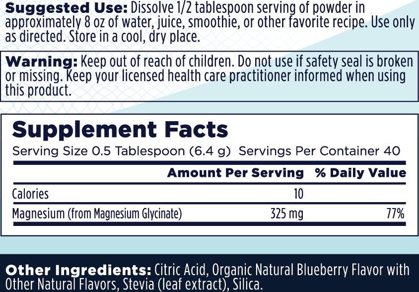 Calming Magnesium Blueberry 9oz.