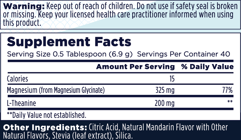 Mood Magnesium Mandarin 9.8oz.