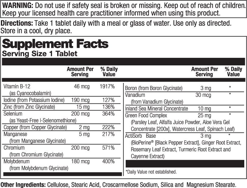 Trace Minerals 30 Count