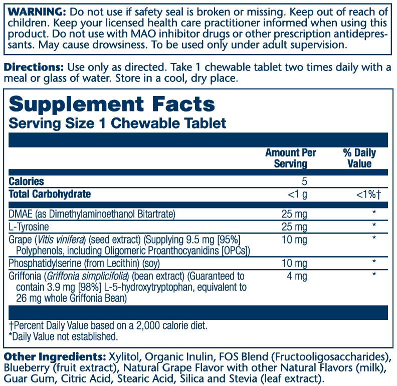 Kids Focus Chewable 60 Count