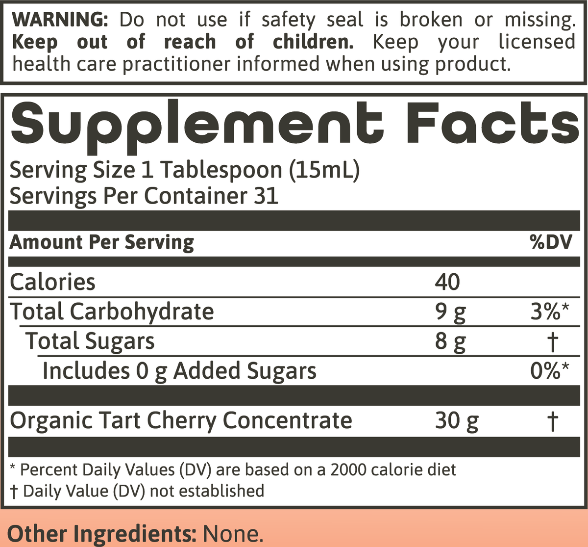 Tart Cherry Ultra 5x Concentrate 16oz.