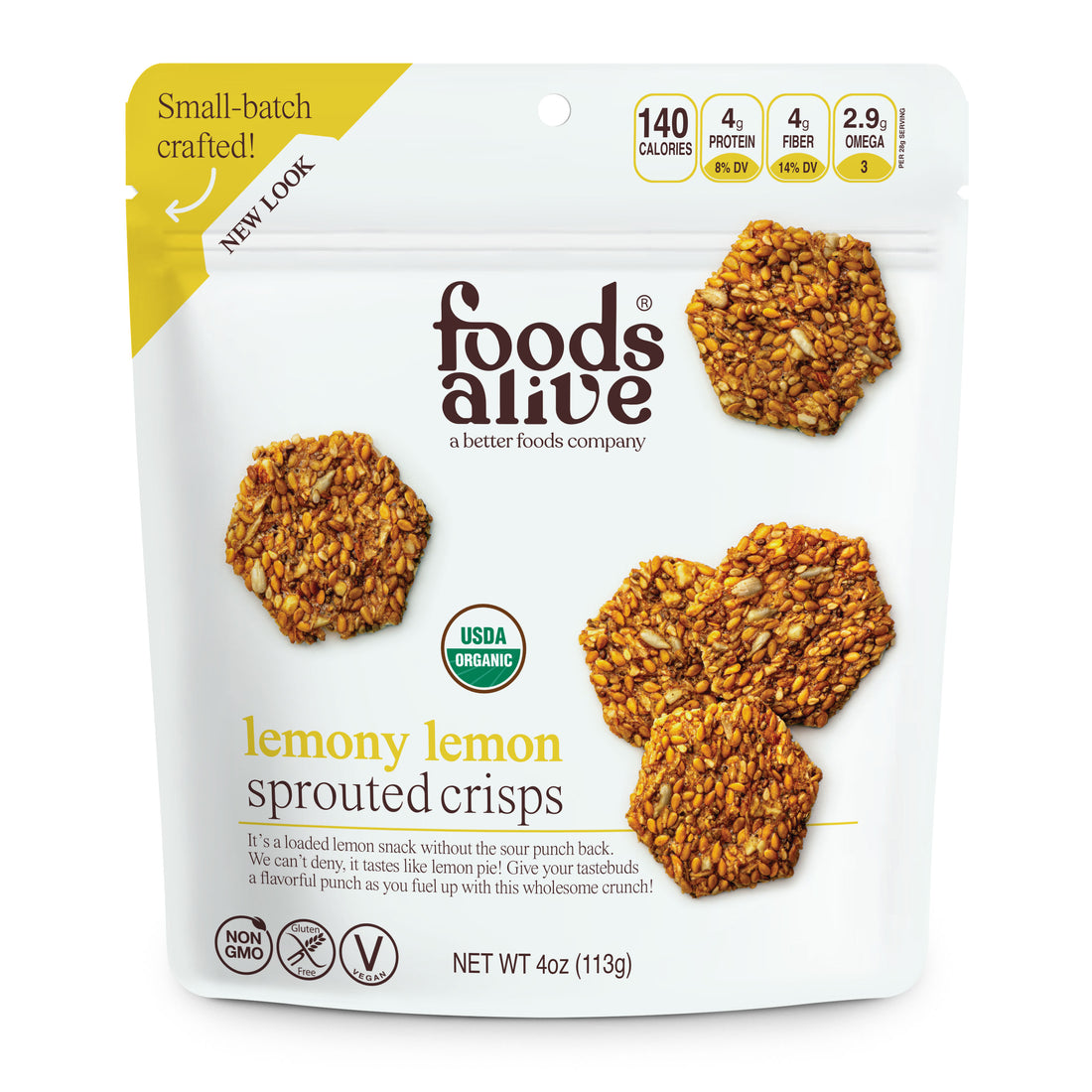 Organic Lemon Chia Power Snack