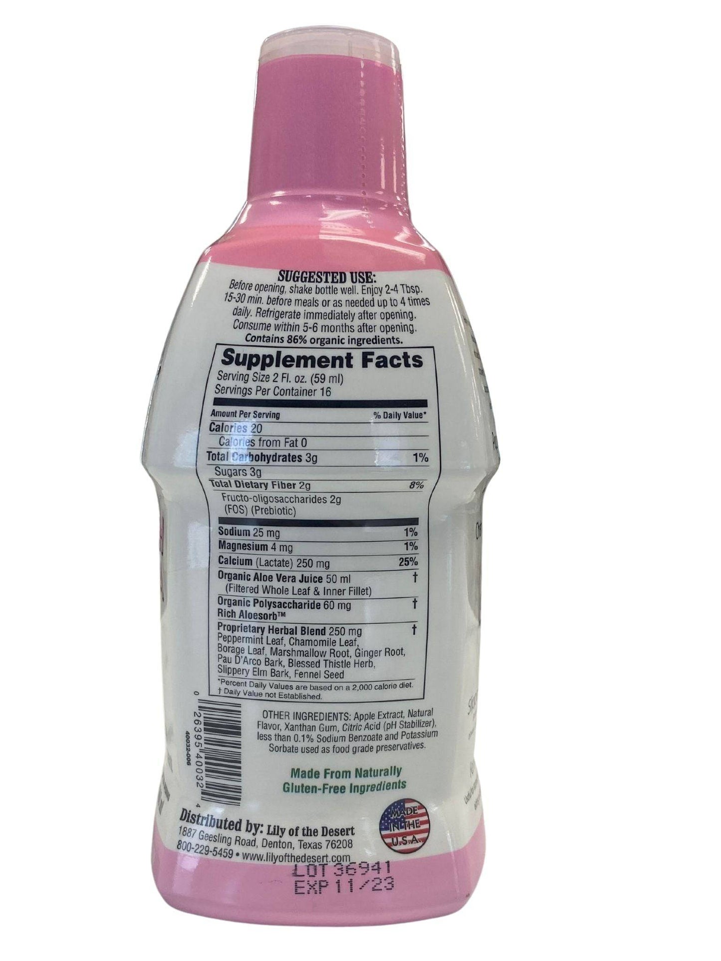 Aloe Vera Gel Stomach Formula