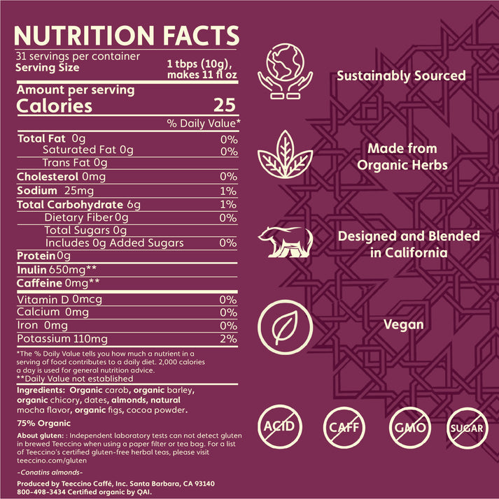 Chicory Herbal 'Coffee' Mocha 11oz.