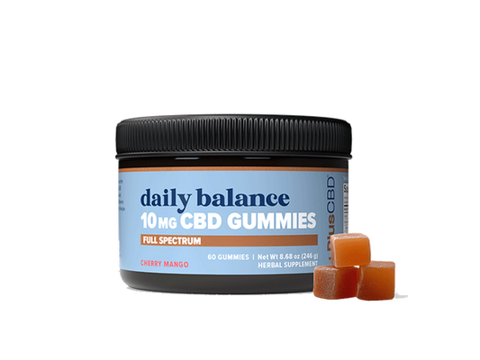 Daily Balance 10mg CBD Gummies 60 Count