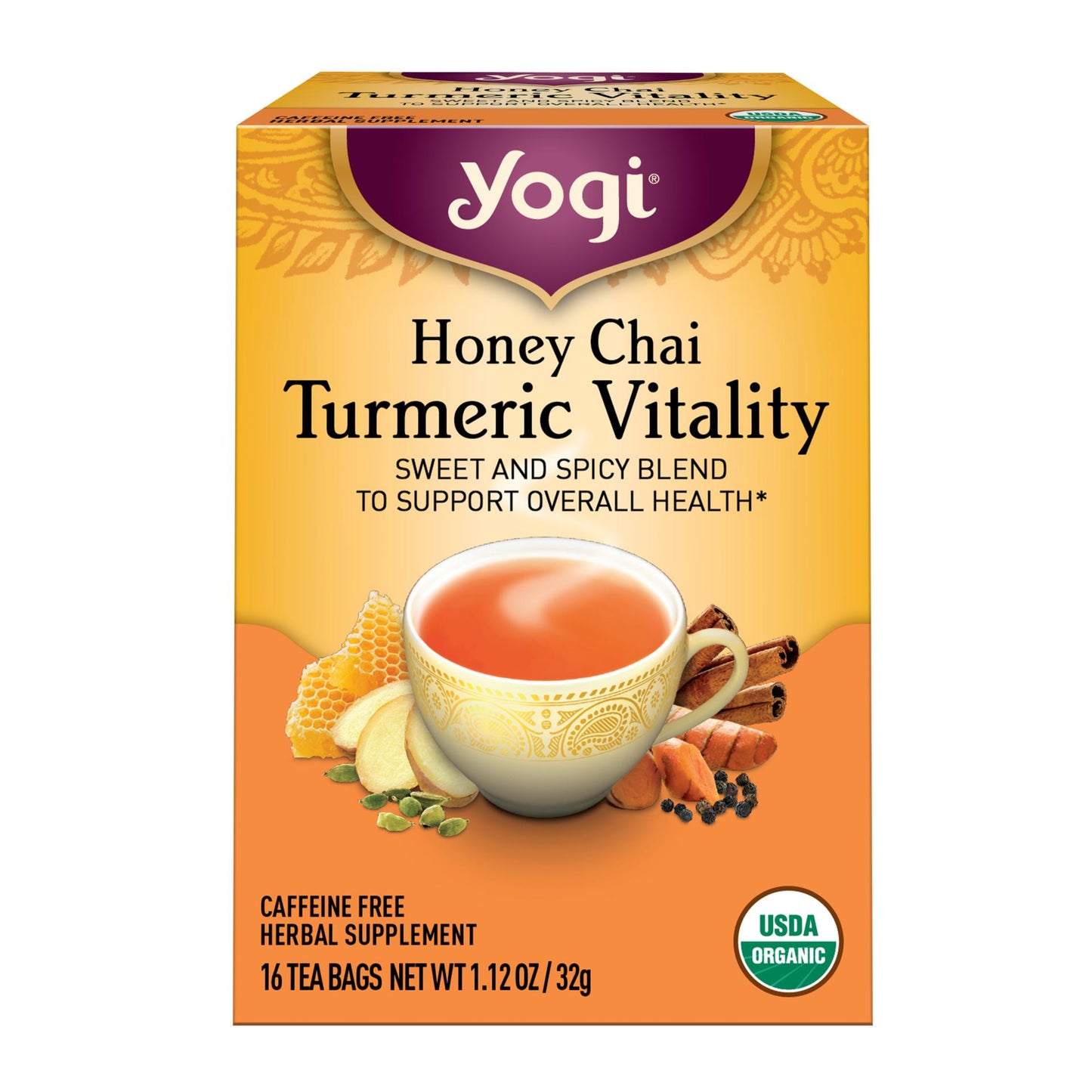Honey Chai Turmeric Vitality 16ct