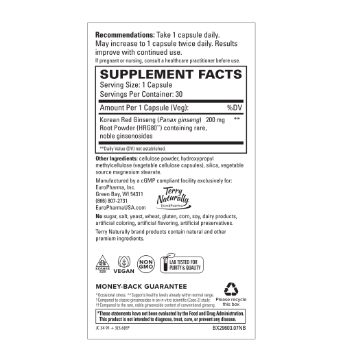 Red Ginseng Energy 30 Count