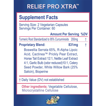Relief Pro Xtra 120 Caps
