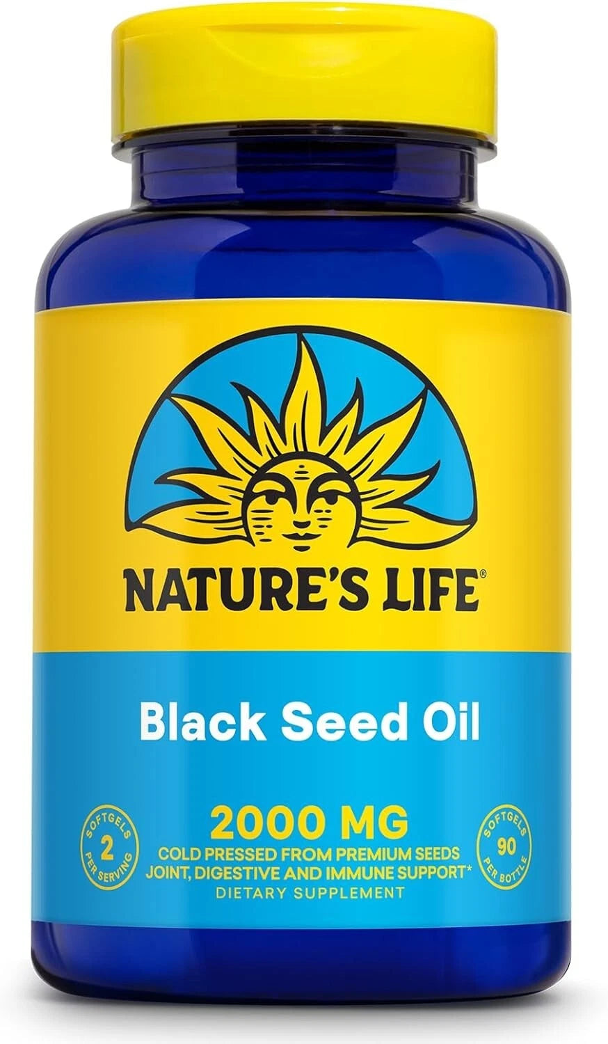 Black Seed Oil 2000mg 90 Count