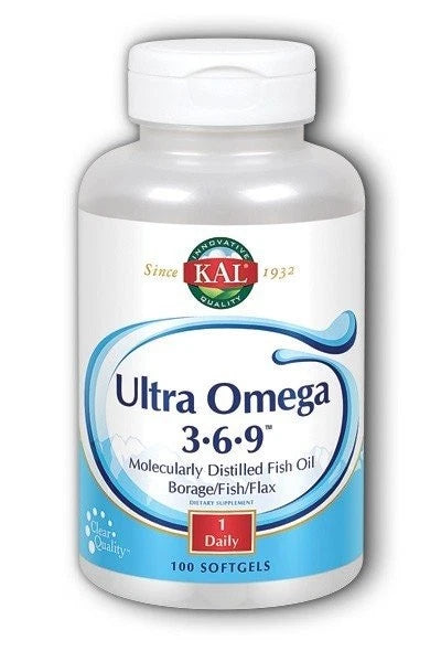 Ultra Omega 3 - 6 - 9 1200mg 100 Count