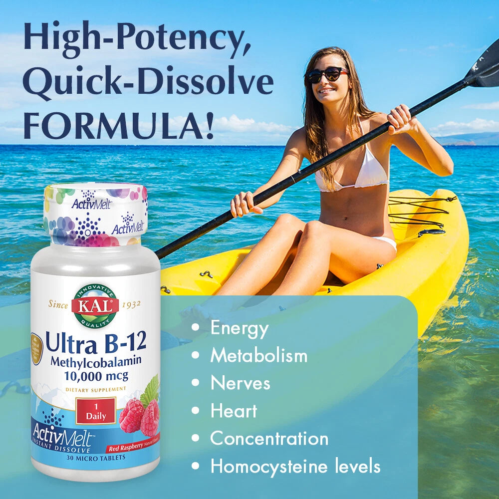 Ultra Vitamin B12 Activmelt 10,000mcg 30 Count