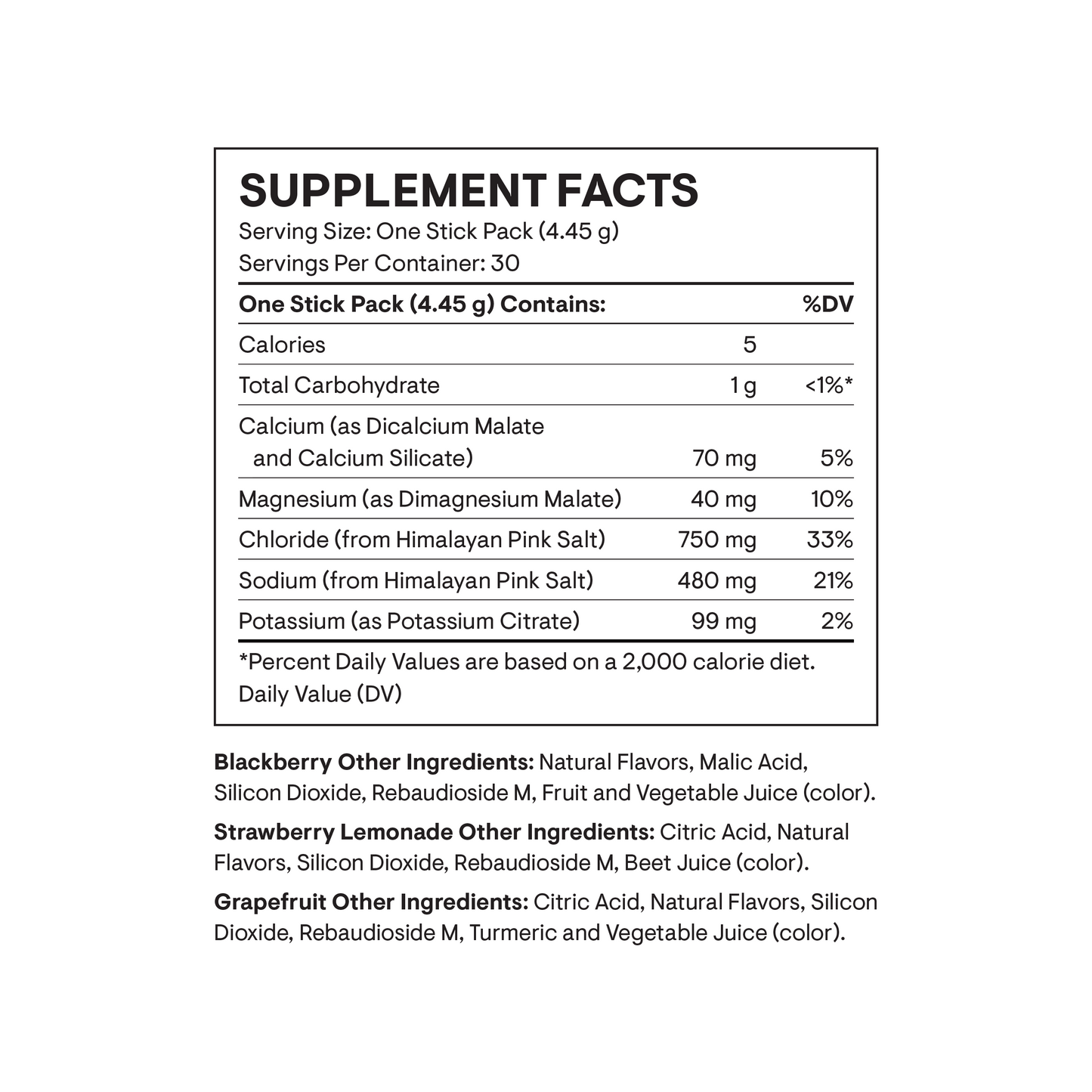 Daily Electrolytes Variety Pack II 30 Count