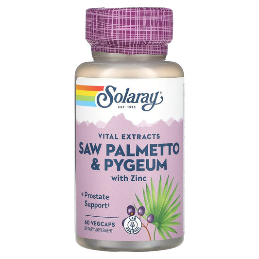 Pygeum & Saw Palmetto W/Zinc 60 Count